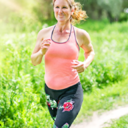 40 yr old female jogging 40 yr old female jogging